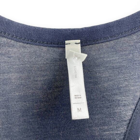 GAP Navy Blue Sleeveless Scoop Neck Racer Back Maxi Dress - Picture 4 of 10